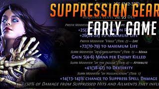 PoE 3.24 How To Get Suppression Gear EARLY  IMPROVE YOUR DEFENSE