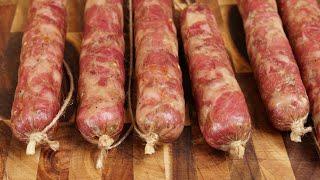 Домашняя колбаса в духовке. ПРОСТОЙ РЕЦЕПТ украинской колбасы  How to Make Homemade Sausage