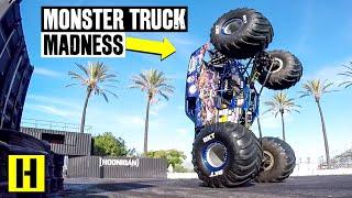 Monster Truck Destroys the Burnyard Son-uva Digger Goes Full Savage in our Yard