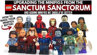 UPGRADING the LEGO Sanctum Sanctorum Minifigs + Adding MORE Minifigs We SHOULD HAVE GOTTEN