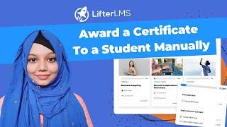 How to Award a Certificate to a Student Manually  Step by Step Guide