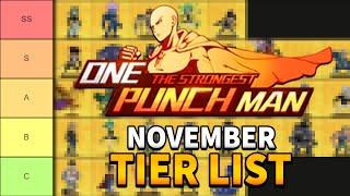 OPMTS Tier List November 2023  One Punch Man The Strongest Global