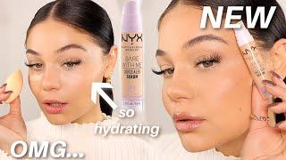 NEW NYX BARE WITH ME CONCEALER SERUM Review…DO YOU NEED IT? 