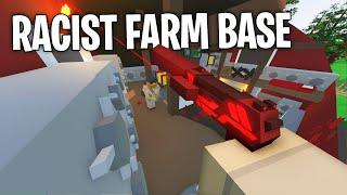 RAIDING THE RACISTS STACKED FARM BASE Unturned Vanilla Survival 24