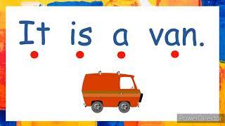 CVC Reading Lesson 1  CVC words in Sentences  Sentences with Short Vowel Aa