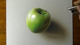 Have you ever seen an apple like that?  Its a DRAWING