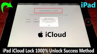 iPaD Unlock^ WithouT ApplE ID Password iCloud Activation Unlock iPad 1000% Working Method2024