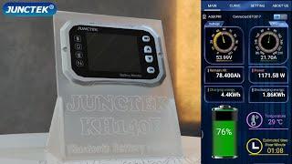 Cheap and Professional high-precision  Battery Monitor Junctek KH140F  Bluetooth App