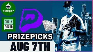 MLB PRIZEPICKS  CHALKBOARD  SLEEPER  PROP PICKS  WEDNESDAY  872024  MLB BETTING  BET PROPS