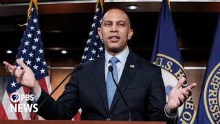 WATCH LIVE House Minority Leader Jeffries holds news conference as Harris campaign weighs VPs