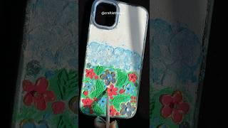 Let’s decorate phone cover  DIY Mobile  Cover Makeover  #handmade #diy #satisfying #diy #art