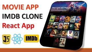 Movies App  IMDB Clone  React App  ReactJs Project  2022