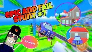 epic and fail stunt #7 on kirils house  dude theft wars stunt.