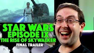 REACTION Star Wars Episode IX The Rise OF Skywalker Final Trailer - Daisy Ridley Movie 2019