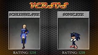 KOF Mugen Schlussel Pre vs Sonic EXE - Request Match