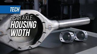 How To Properly Measure For Rear Axle Housing Widths