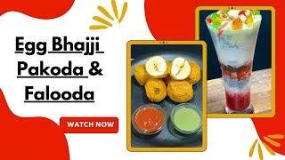 Egg BhajjiPakoda & Falooda #food #asmr #asmrsounds #asmrkitchenfood #egg #asmrfood #asmrcooking