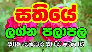 Weekly Horoscope 28th February to 05th March 2020 Sathiye Lagna Palapala Horoscope Sri Lanka