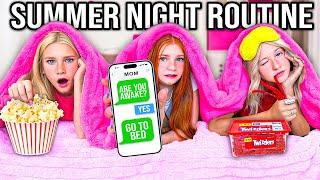 SUMMER NiGHTTiME ROUTINE WiTH 10 KiDS *OUT PAST MiDNiGHT* 