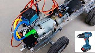 Homemade 2 Speed Gearbox For RC Truck From Drill Motor