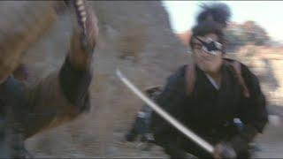 Samurai Yagyu Jubei Sonny Chiba uses surprise move