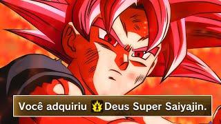 VIREI UM DEUS SUPER SAIYAJIN NESSE JOGO DE DRAGON BALL...