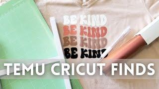 Cricut Temu Finds  Temu VS  Brand Names  Review and Compare HTV Cutting Mats and Other Fun Finds