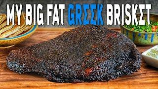 Opa Its A Big Fat Greek Brisket Made With Homemade Greek Seasoning & Smoked With Olive Wood