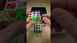 LIGHTEST vs. HEAVIEST Rubiks Cubes