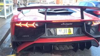 Lamborghini aventador sv in Alderley edge