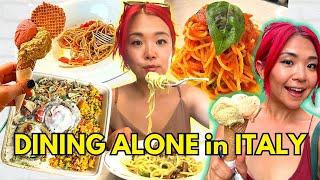 SOLO DINING in ITALY What I ate as a vegan in Milan & Lake Como