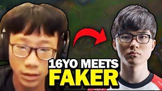 What happens when 16 year old Rank 1 NA Challenger gets FAKER on his team