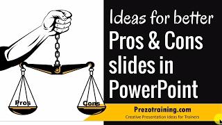 Creative Ideas for Pros and Cons Slides in PowerPoint