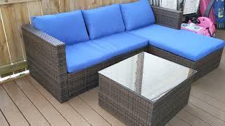 Aiho Outdoor Patio Furniture Set - Assembly and Review