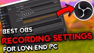 OBS Lagging When Recording\Streaming  OBS Best Settings For LOW-END PC  OBS Lag Fix  2022 