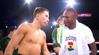 Gennady Golovkin Kazakhstan vs Adama Osumanu Ghana  TKO Boxing Fight Highlights HD