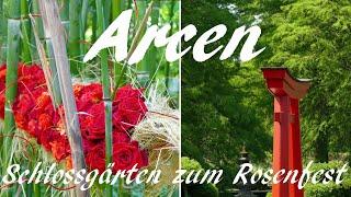 Niederlande Entspannter Tagesausflug vom Ruhrgebiet in die Schlossgärten von Arcen zum Rosenfest