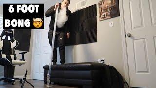 GIANT DAB WITH A 6 FOOT BONG