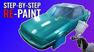 STEP-BY-STEP GUIDE How to RE-Paint a Car