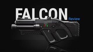 REVIEW FALCON - a laser tag gun with impulse recoil imitation