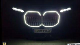 BMW i7 Cristal-Scheinwerfer by Swarovski Iconic Glow Kühlergrill LED Lightshow LED Lichtspiel