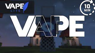 10 MINUTES OF CHEATING ON HYPIXEL FT. VAPE LITE Legit Config