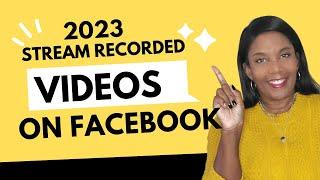 How To Schedule Pre-Recorded Video On Facebook for Free 2023