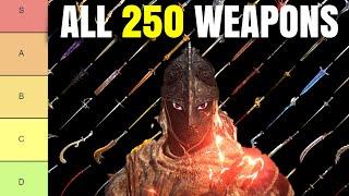 All 250 Elden Ring Weapons Tier List Patch 1.10