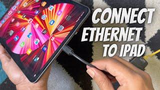 How to use Ethernet with iPad over USB C or Lightning Cable  iPad Wired Internet
