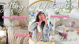 MY RESET ROUTINE *getting my life together + deep cleaning* 2022