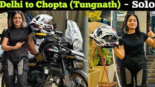 Delhi to Chopta Solo Ride in 12 hrs  Tungnath Temple 