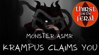 MONSTER ASMR Krampus claims YOU  Audio Roleplay Horror Growling & Licking Teasing M4A