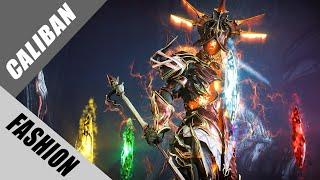 Warframe  Fashion Frame  Caliban  Narmer Supreme Knight