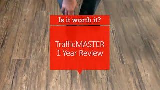 TrafficMASTER Vinyl Peel and Stick Flooring 1 Year Review
